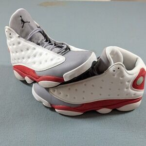 Jordan Air Jordan 13 Retro Mens Size 12 Grey Toe White Red